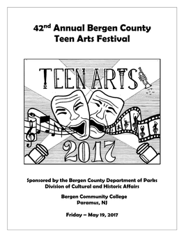 42Nd Annual Bergen County Teen Arts Festival