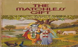 Krsna Consciousness the Matchless Gift Original 1974 Book Scan