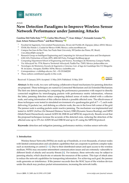 New Detection Paradigms to Improve Wireless Sensor Network Performance Under Jamming Attacks