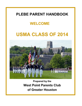 Plebe Parent Handbook