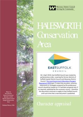 Halesworth Conservation Area Appraisal