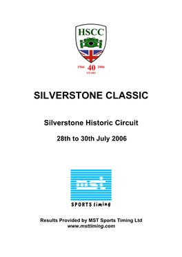 Silverstone Classic
