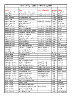 Full Database February 2019.Xlsx