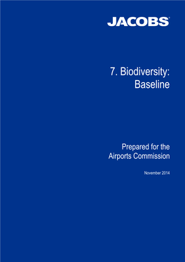 7. Biodiversity: Baseline