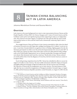 Taiwan-China Balancing Act in Latin America | 99 St