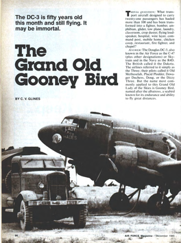 The Grand Old Gooney Bird
