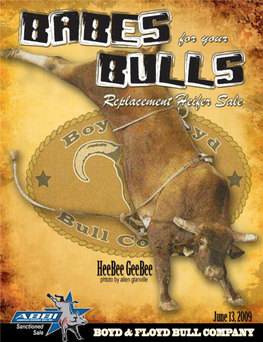 Boyd and Floyd Bull Co. Would Like to Start out By