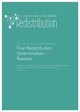 Final Redistribution Determination – Reasons