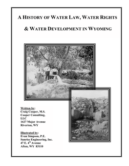 A History of Water Law, Water Rights & Water