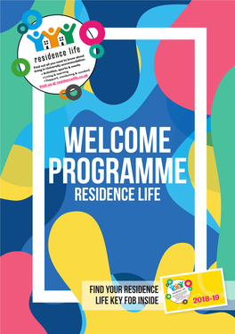 Welcome Programme Residence Life