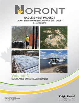 Noront Resources Ltd. Eagle's Nest Project Cumulative Effects Assessment