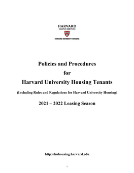 Leasing Policies and Procedures