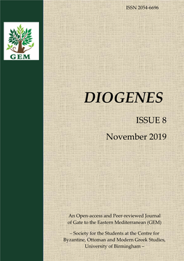 Diogenes 8 (2019) ISSN 2054-6696