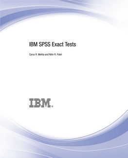 IBM SPSS Exact Tests