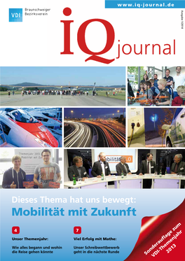 Ihr Download IQ-Journal 1/2014