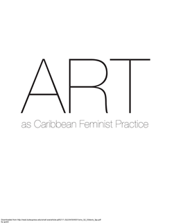 Art As Caribbean Feminist Practice