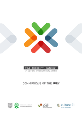 Communiqué of the Jury Context