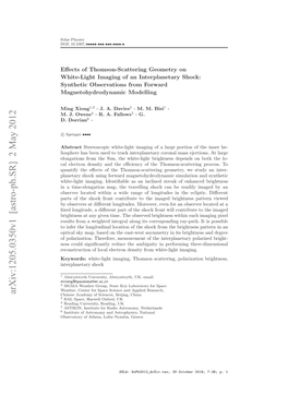 Effects of Thomson-Scattering Geometry on White-Light Imaging Of