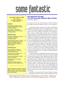 Surveying the Carnage: Issue #5, Summer, 2005 Vol