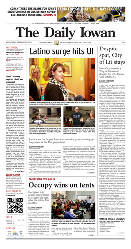 Iowa City, Iowa - Wednesday, November 2, 2011 News Dailyiowan.Com for More News