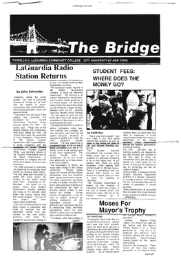 The Bridge: Laguardia Community College Student Newspaper