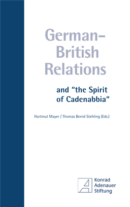 German-British Relations and 