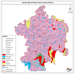 Aquifer Map of Hassan Taluk, Hassan District