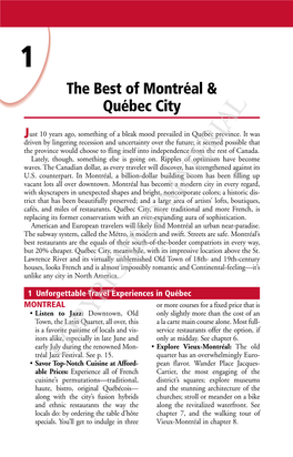 The Best of Montréal & Québec City Just