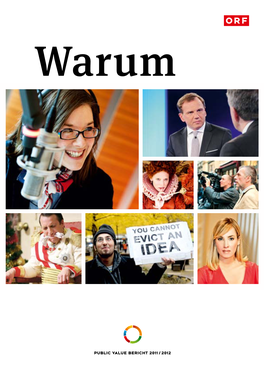 Public Value Bericht 2011 / 2012 Warum Qualität Zählt