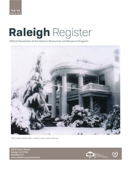 Raleigh Register Winter 2020