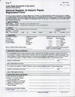 National Register of Historic Places Registration Form