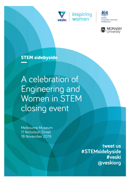 Veski Inspiring Women STEM Sidebyside Program in 2019