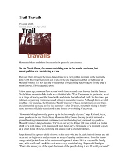 Trail Travails