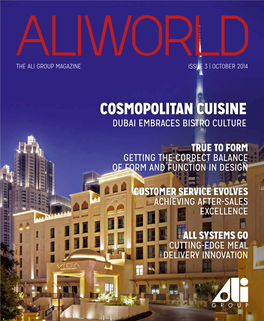 COSMOPOLITAN CUISINE Dubai Embraces Bistro Culture