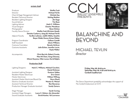 Balanchine and Beyond