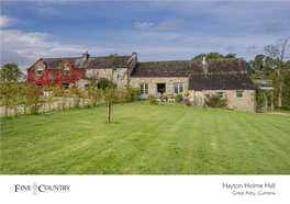 Hayton Holme Hall Great Asby, Cumbria