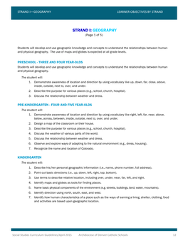 Social Studies Curriculum Guidelines April 2015 Guidelines