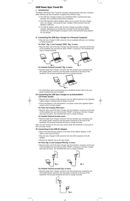 USB Power Sync Travel Kit I