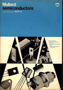 Mullard Semiconductors 1972-73