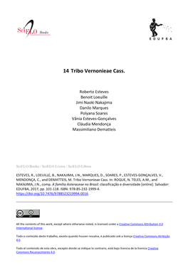 14 Tribo Vernonieae Cass
