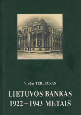 Lietuvos Bankas 1922-1943 Metais