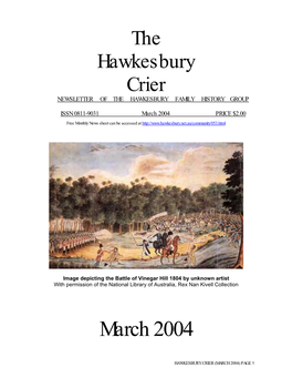 March 2004 PRICE $2.00 Free Monthly News Sheet Can Be Accessed At