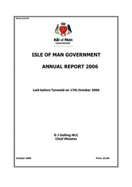 Isle of Man Government Annual Report 2006