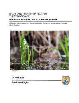 Draft Land Protection Plan for the Expansion of MOUNTAIN BOGS