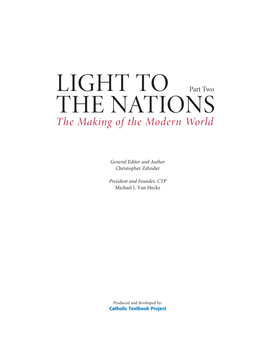 LIGHT to the NATIONS II: the Making of the Modern World