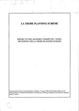 La Trobe Planning Scheme