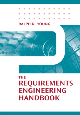 The Requirements Engineering Handbook