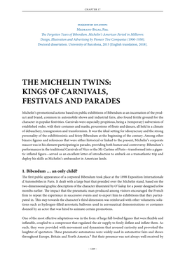 The Michelin Twins: Kings of Carnivals, Festivals and Parades