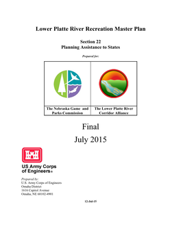 Final Recreation Plan