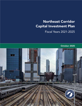 Northeast Corridor Capital Investment Plan Fiscal Years 2021-2025
